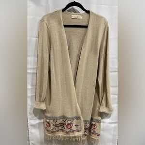 Johnny Was Beige (L) Women's Cardigan